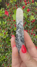 Load and play video in Gallery viewer, Rose Specular Hematite on Quartz Specimen
