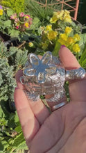 Load and play video in Gallery viewer, Silver Coloured Turtle Sphere Stand
