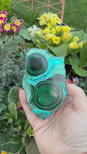 Load and play video in Gallery viewer, Malachite and Chrysocolla Specimen
