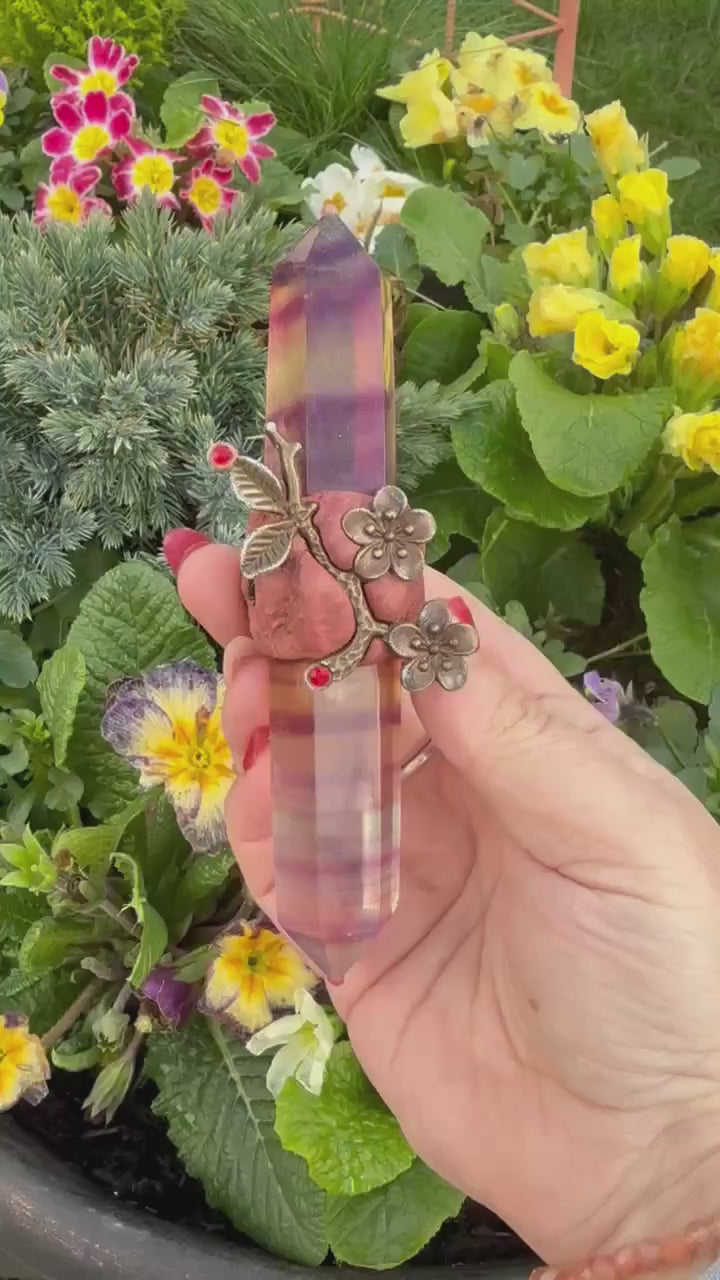 Fluorite Double Terminated Manifestation Wand