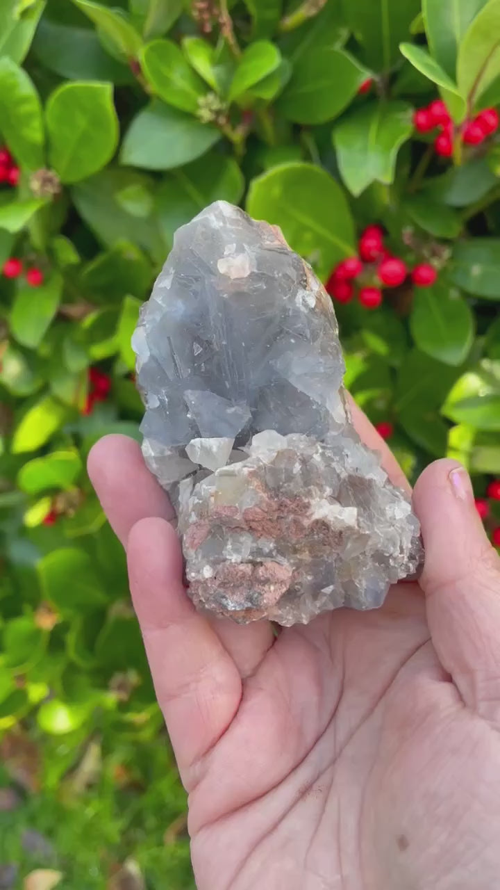 Blue Fluorite Crystal Specimen