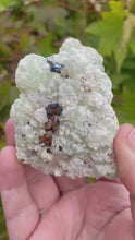 Load and play video in Gallery viewer, Prehnite and Quartz Specimens

