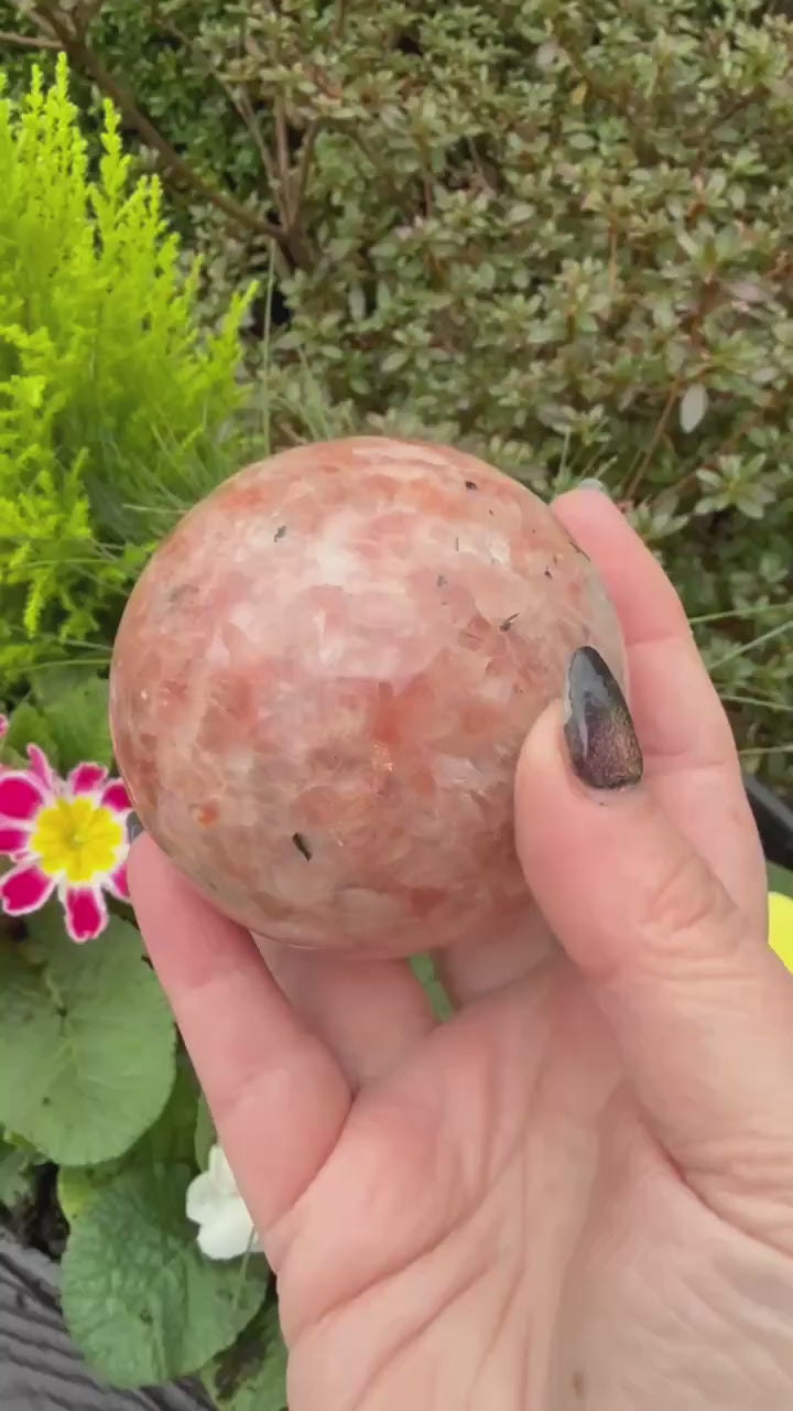 Sunstone Sphere with Flash