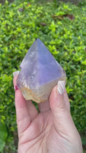 Load and play video in Gallery viewer, Amethyst Polished Point Crystal Specimen
