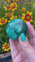 Load and play video in Gallery viewer, Malachite Sphere
