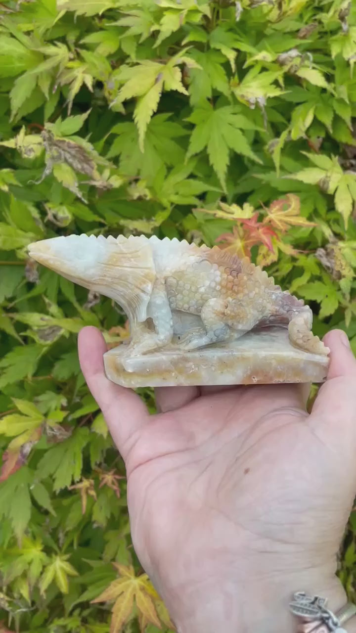 Amazonite Gecko Carving