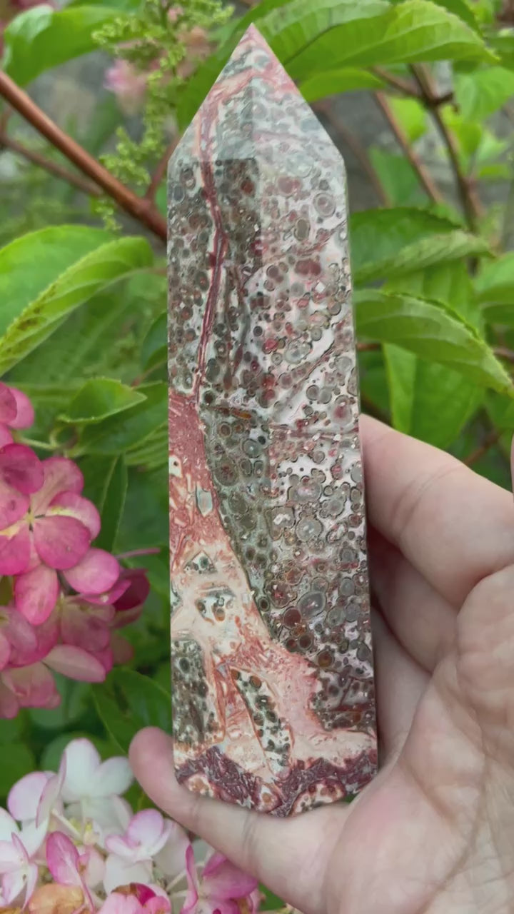 Leopard Skin Jasper Tower