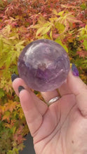 Load and play video in Gallery viewer, Phantom Amethyst Sphere 5.6cm Diameter
