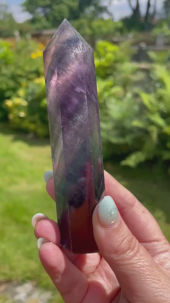 Rainbow Fluorite Tower