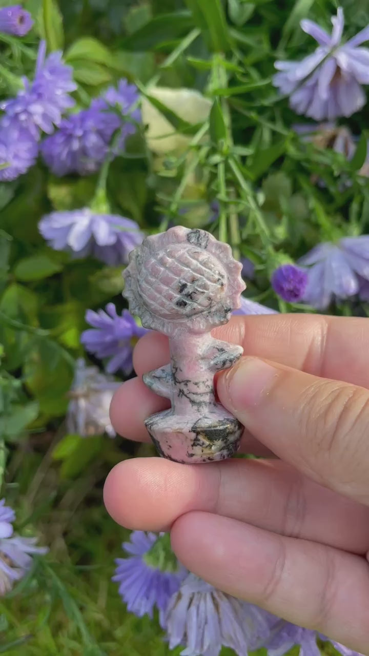 Rhodonite Flower