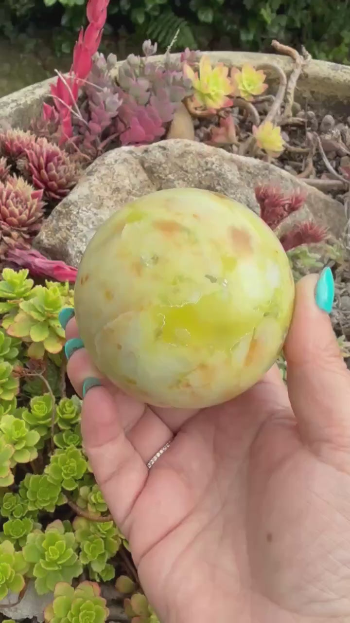 Green Opal Sphere 6.7cm dia