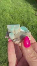 Load and play video in Gallery viewer, Amazonite and Smoky Quartz from Colorado
