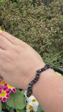 Load and play video in Gallery viewer, Haematite Chip Bracelet
