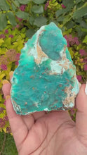 Load and play video in Gallery viewer, Chrysocolla Gem Silica Specimen
