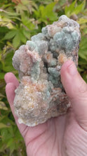 Load and play video in Gallery viewer, Hemimorphite and Calcite Specimen
