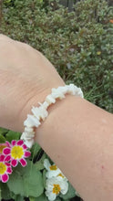 Load and play video in Gallery viewer, Mother of Pearl Chip Bracelet
