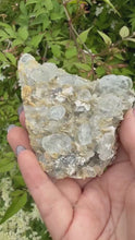 Load and play video in Gallery viewer, Clear Goshenite Beryl and Mica Specimen from Xuebaoding
