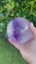 Load and play video in Gallery viewer, Large Amethyst Phantom Sphere
