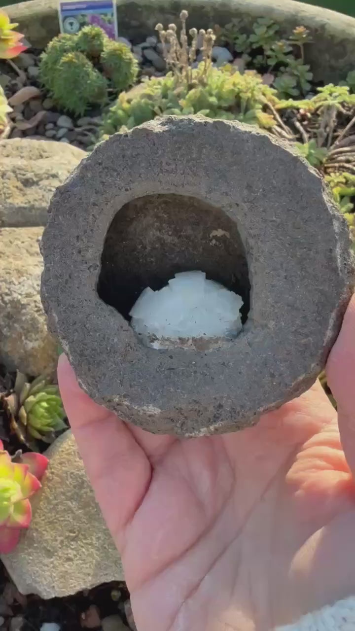 Stellerite in Geode Specimen