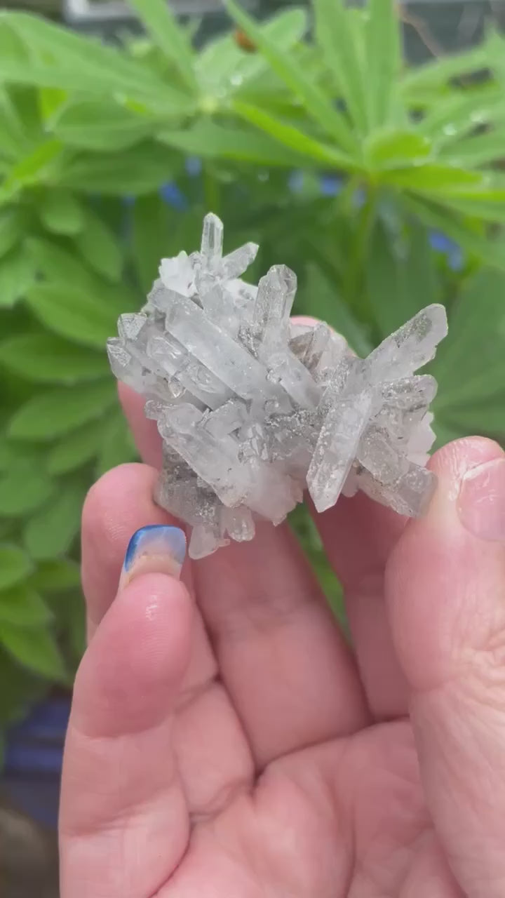 Sugar Quartz with UV Reactive Calcite Specimen