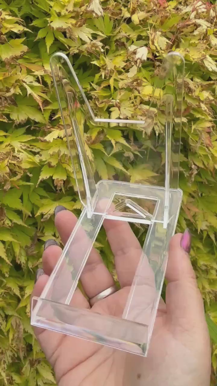 Large Adjustable Crystal Display Easel
