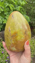Load and play video in Gallery viewer, Large Green Opal Freeform from Madagascar

