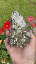Load and play video in Gallery viewer, Large Pyrite and Galena Specimen from Bulgaria

