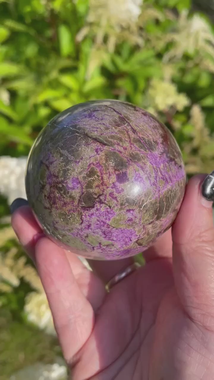 Large Atlantisite Sphere or Stichite and Serpentine as its also known.