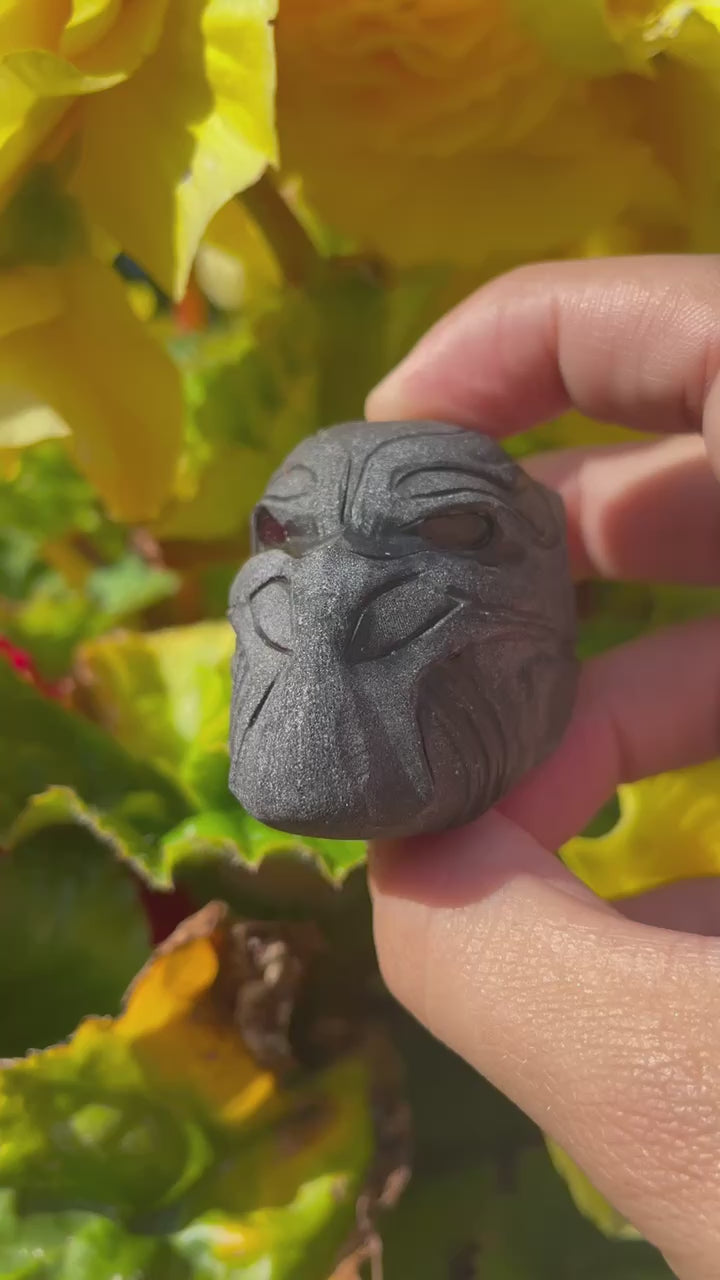 Obsidian Black Panther Carving