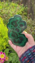 Load and play video in Gallery viewer, Large Malachite Stalactite Specimen
