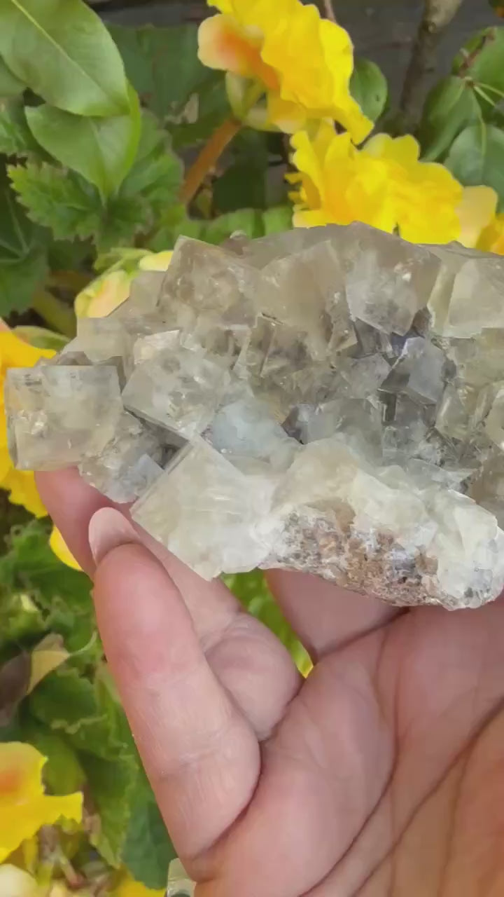Weardale Honey Fluorite Specimen from the Bull Vein