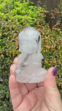 Load and play video in Gallery viewer, Tourmaline in Quartz Buddha
