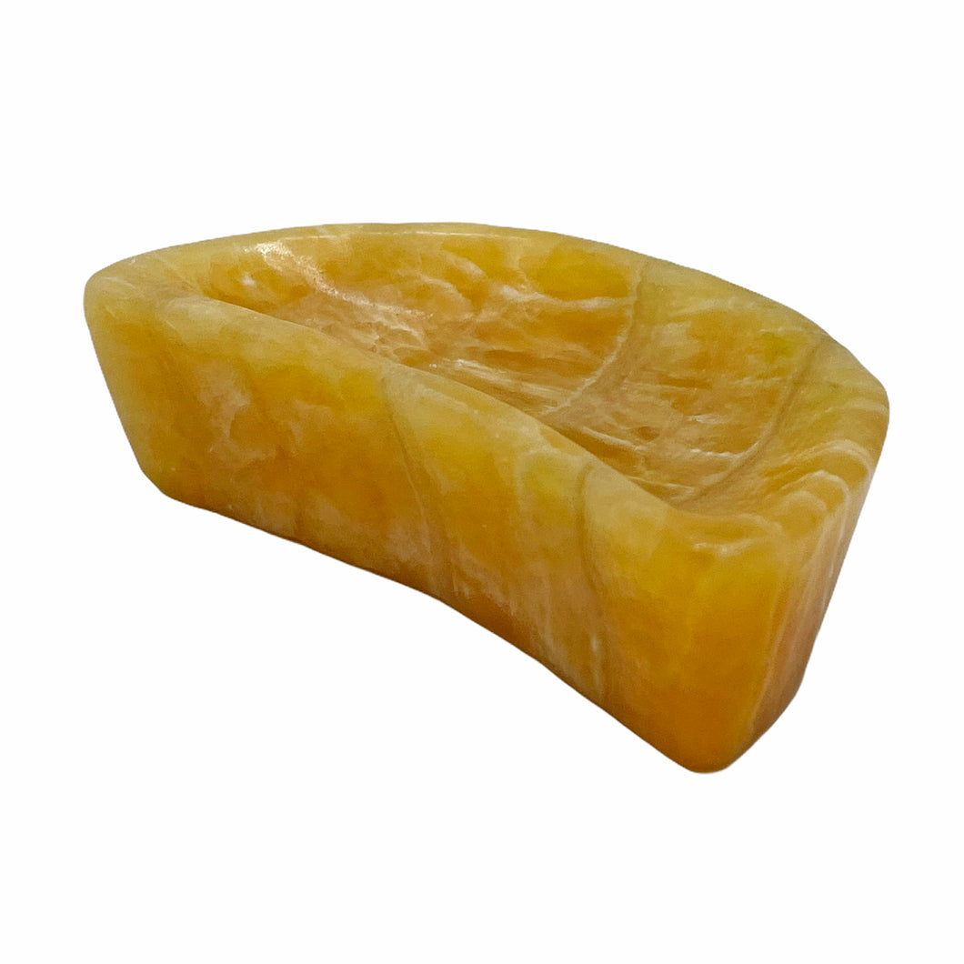 Orange Calcite Bowl