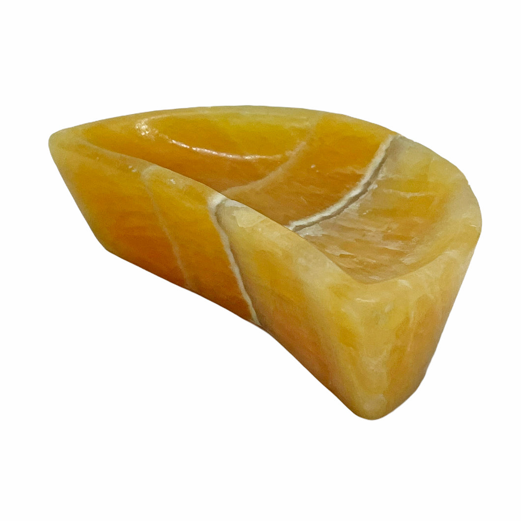 Orange Calcite Bowl