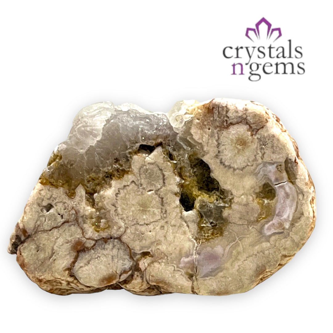 Dulcote Agate Crystal Slice